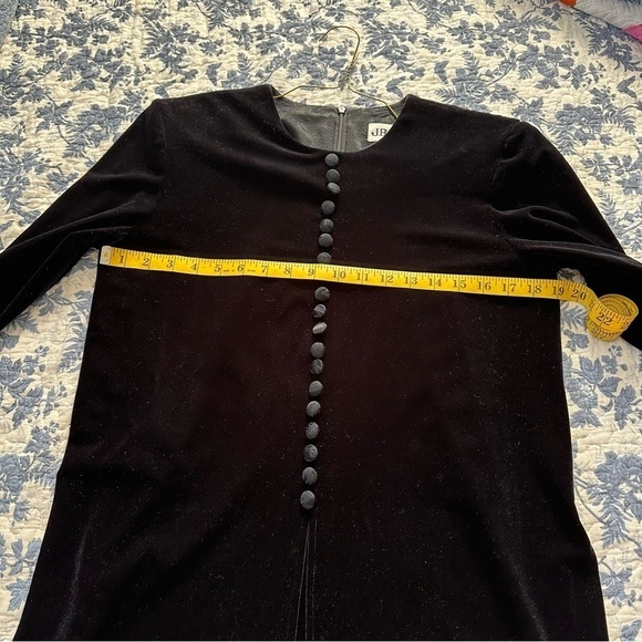 JBS Vintage Blouse Black Velvet  8P - Picture 8 of 10